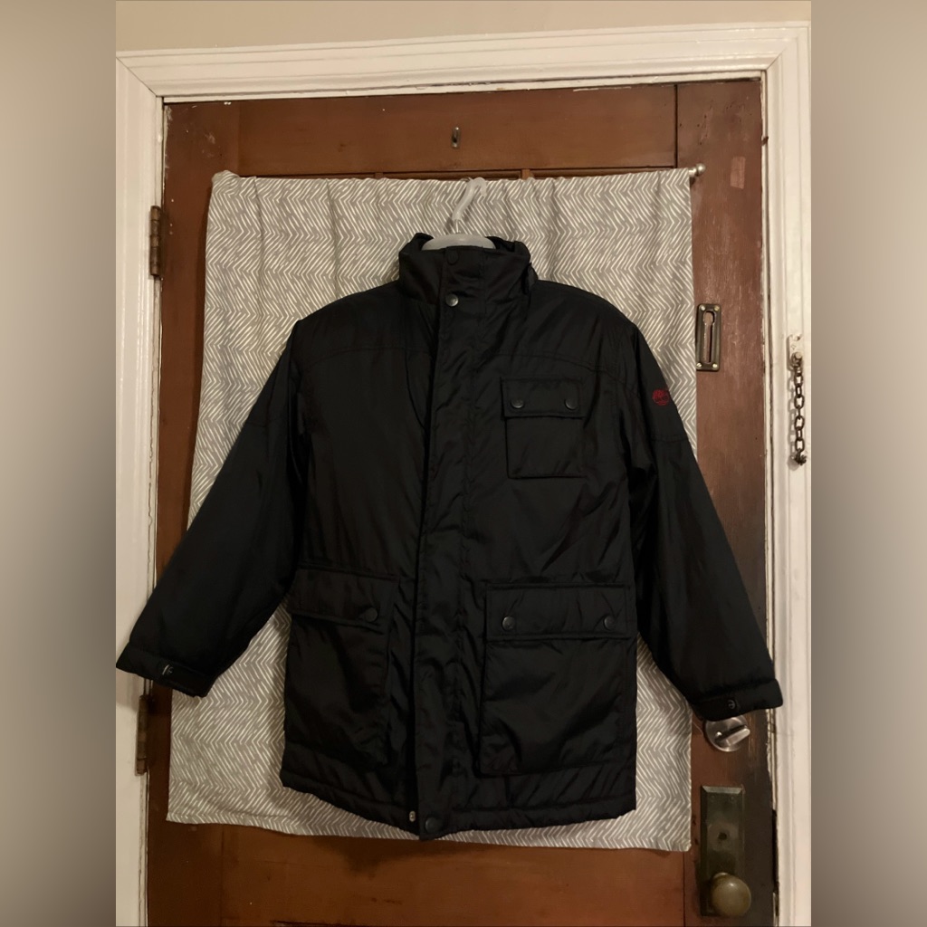 Timberland Mens Jacket Size Medium Black Timberland Mens Jacket Size Medium Black